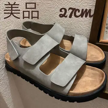 ZARA 자라 그레이 스트랩 샌들 27CM