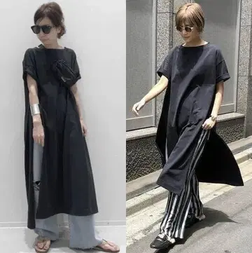 라빠르망 두지엠 클라세 BOATNECK 티셔츠 원피스