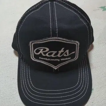 Rats 블랙 메쉬 캡