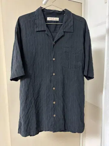 Tommy Bahama 반팔 셔츠 블랙