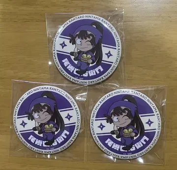 닌타마 닌타마 란타로 극락탕 오하마 칸에몽 미니 캐릭터 캔뱃지 3세트