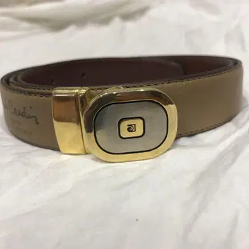 Pierre Cardin 베이지 가죽 벨트