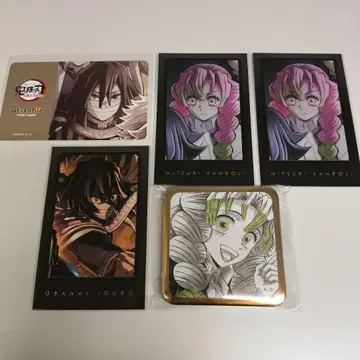 귀멸의 칼날 ufotable 다이닝 복권 브로마이드 캔뱃지 이구로 칸로지