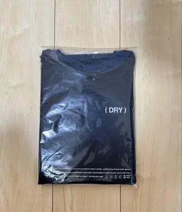 그라프페이퍼 DRY 2pac T 블랙 사이즈 2 1장