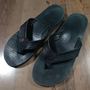 레인보우 샌들 블랙