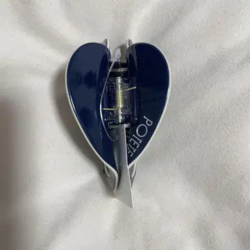 POTETE 3heart clip 네이비 포테테 헤어 클립