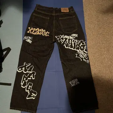 XLARGE 그래피티 디자인 데님 팬츠 XL
