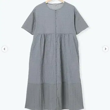 사만사 모스모스 오버 레이스 절개 원피스 그린