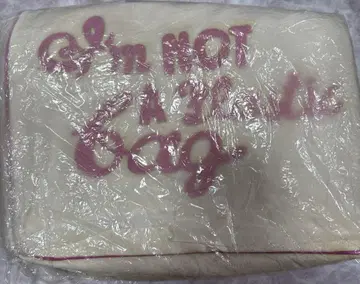안야 힌드마치 토트백 캔버스 핑크 미사용 새상품 레어