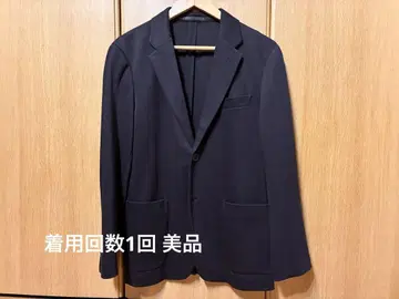 유니클로 컴포트 2B 자켓 네이비 새상품급