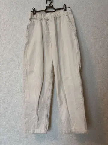 [무인양품] 화이트 이지 팬츠 허리밴딩