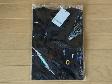 [택 포함 새상품] 유니폼 익스페리먼트/T셔츠/블랙/사이즈 1