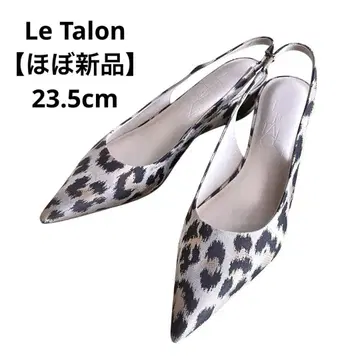[ 시착만 ] Le Talon/르탈론/샌들/레오파드 무늬/23.5