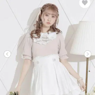 NOEMIE 노에미 더블 리본 케이블 자카드 티셔츠
