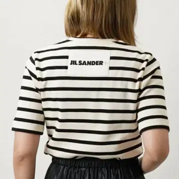 JILSANDER 질 샌더 보더 티셔츠 여성용 L 사이즈
