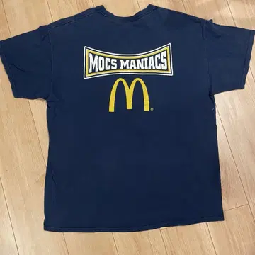 Mocs Maniacs 맥도날드 T셔츠 네이비