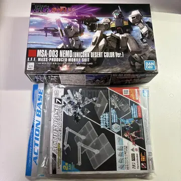 HG 1/144 네모 유니콘 데저트 컬러 & 액션 베이스 7