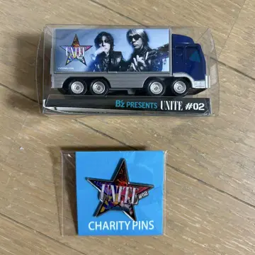 B'z presents UNITE #02 투어 트랙 핀 배지