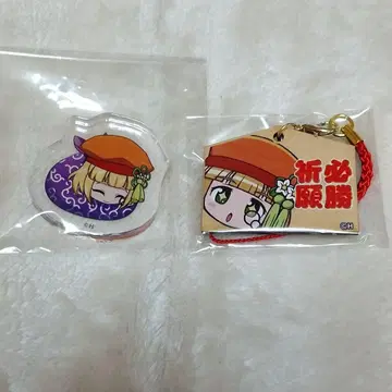 전국 오토메 아크릴 블록 필승 기원 미니 에마 천리큐