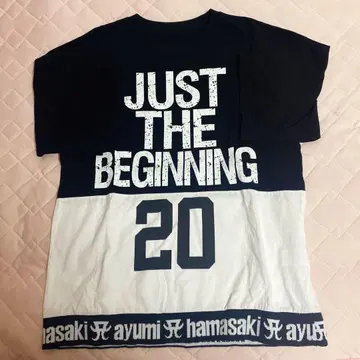 하마사키 아유미 T셔츠 M 사이즈 Just the beginning
