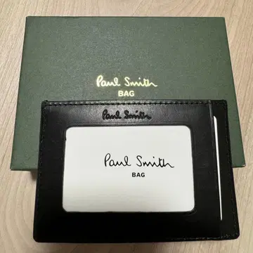 [Paul Smith] 패스 케이스/멀티 스트라이프/올 패턴/로고/미사용