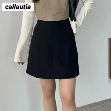 택 포함 새상품 카라우티아 callautia 스커트 스티치 미니 스커트