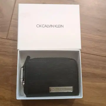 CK CALVIN KLEIN 블랙 코인 케이스