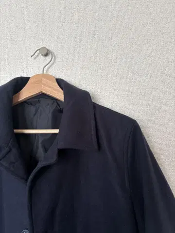 JUNRED 네이비 울 피코트
