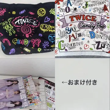 TWICE Candy Pop 토트백 반다나