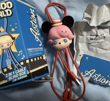 POPMART DIMOO WORLD 2in1 케이블 충전 케이블