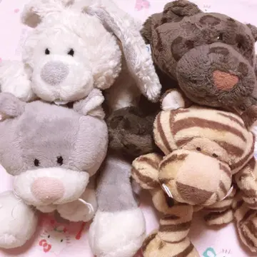NICI 니키 봉제 인형 필통 펜 케이스 토끼 고양이 호랑이 타이거