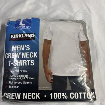 Kirkland 남성용 크루넥 티셔츠 6매 세트 L