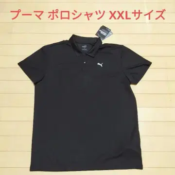 푸마 PUMA 피케 셔츠 블랙 DRYCELL 슬림 핏 XXL