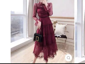 motefashion 빨간색 드레스