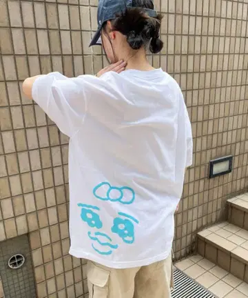 빤쮸토끼 프린트 빅 T셔츠 BIG