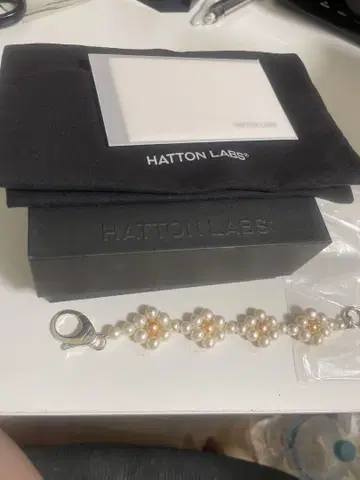HATTON LABS 플라워 모티브 팔찌 약 18cm
