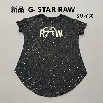 택 포함 새상품 G-STAR RAW 스플래터 패턴 반팔 티셔츠 S 사이즈