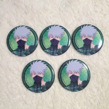 NARUTO 하타케 카카시 중화 의상 캔뱃지 5개 세트