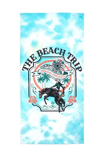 히라이 다이 THE BEACH TRIP 타월 타이다이 패턴