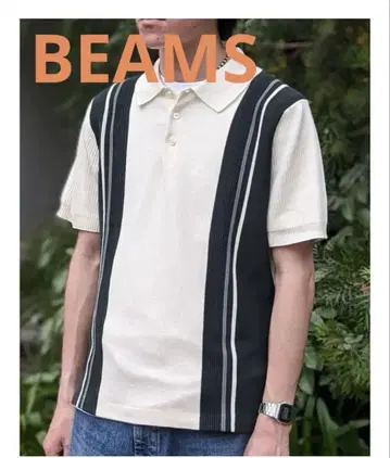 BEAMS 남성용 피케 셔츠 M
