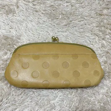 zuccher filato 장지갑 가마구치 도트 엠보 가죽