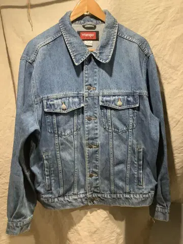오버사이즈 랭글러 G재킷 Wrangler HERO 구제 연청 데님