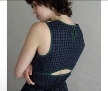 idem 이뎀 back cut check onepiece