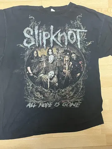 00년대 Slipknot 셔츠 anvil XL