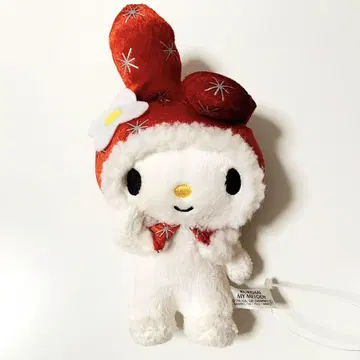 산리오 마이멜로디 빨간 망토 모코모코 무늬 봉제 인형
