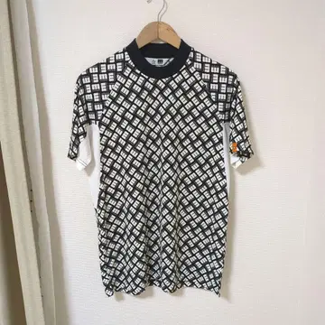 새상품 Munsingwear ENVOY 컬렉션 올 패턴 모크넥 LL