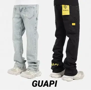 GUAPI 라이트 블루 데님 플레어 36