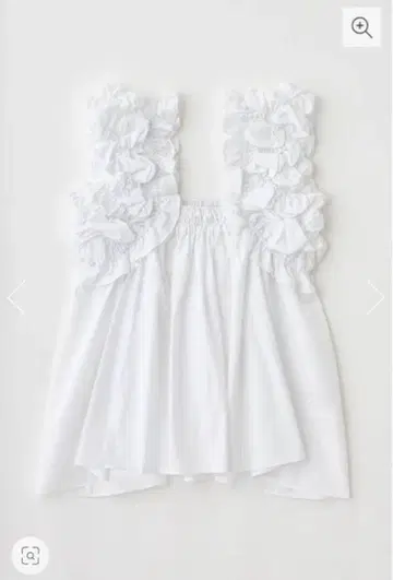 택 포함 미사용 새상품 moussy SHOULDER FRILLS 상의
