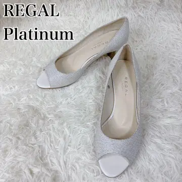 [컨디션 최상] REGALPlatinum 오픈토 펌프스 22.5cm