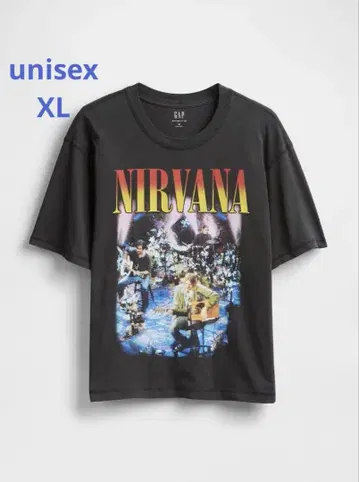 [새상품] GAP unisex NIRVANA 그래픽 반팔 티셔츠 XL